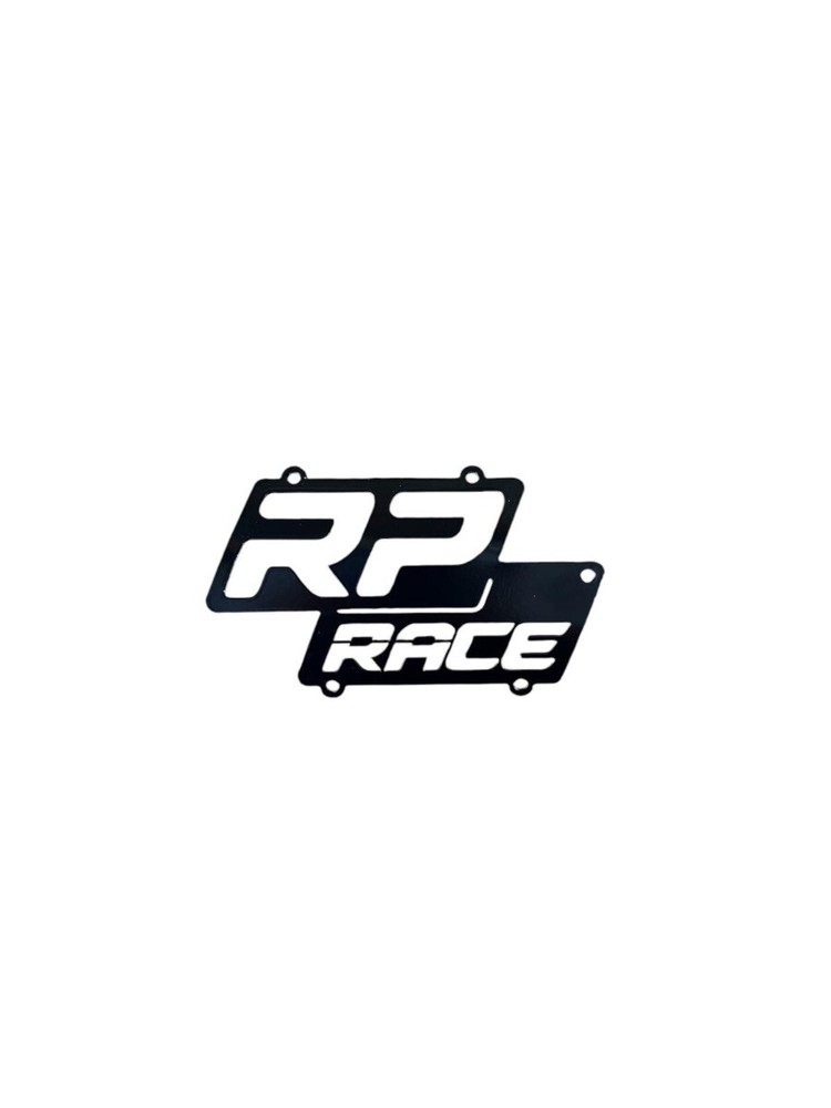 RP Race black metal tag
