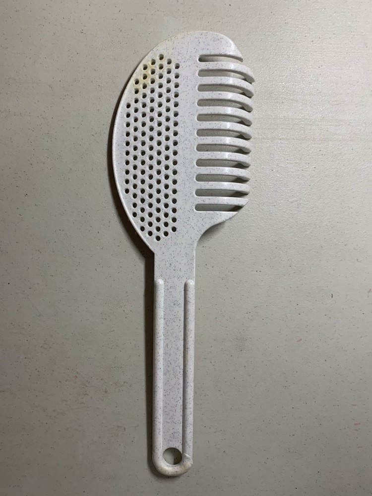 Vintage Tupperware Spagetti Fork/Strainer Speckled