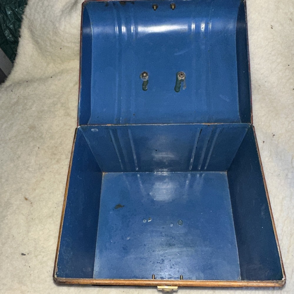 Vintage Metal Dome Trunk