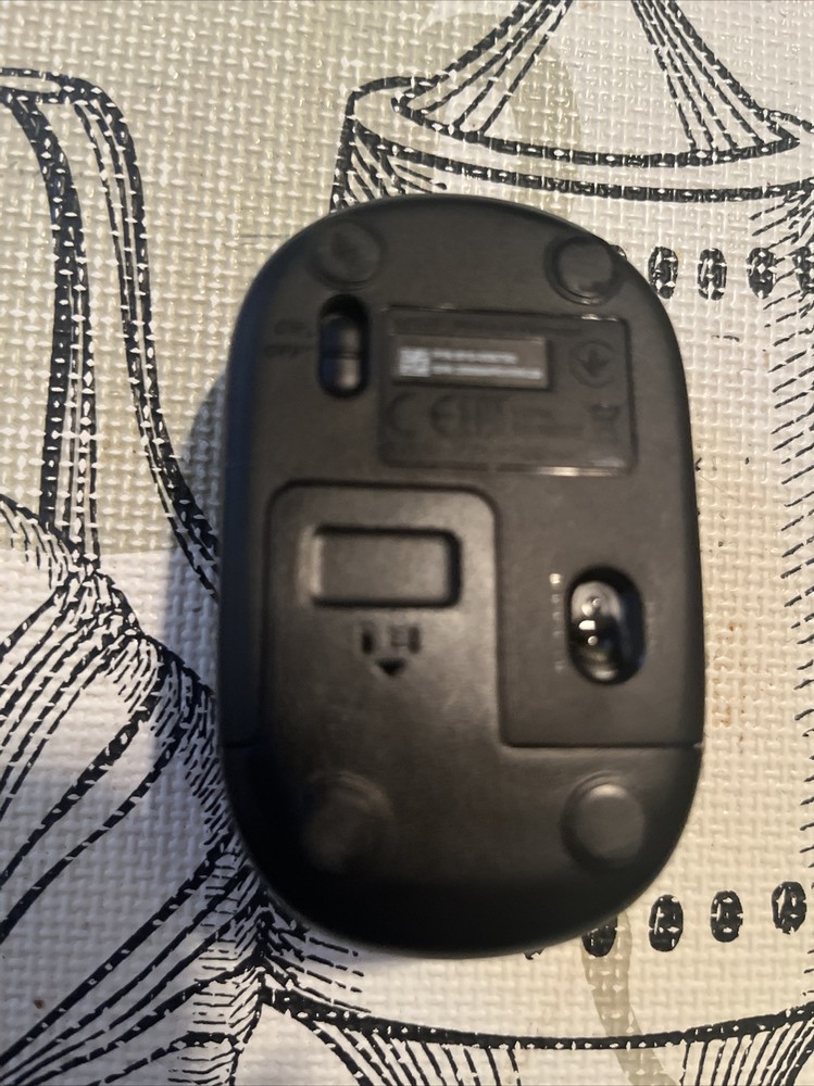 Logitech MR0072 Logi Gray & Black MOUSE No USB Doggle