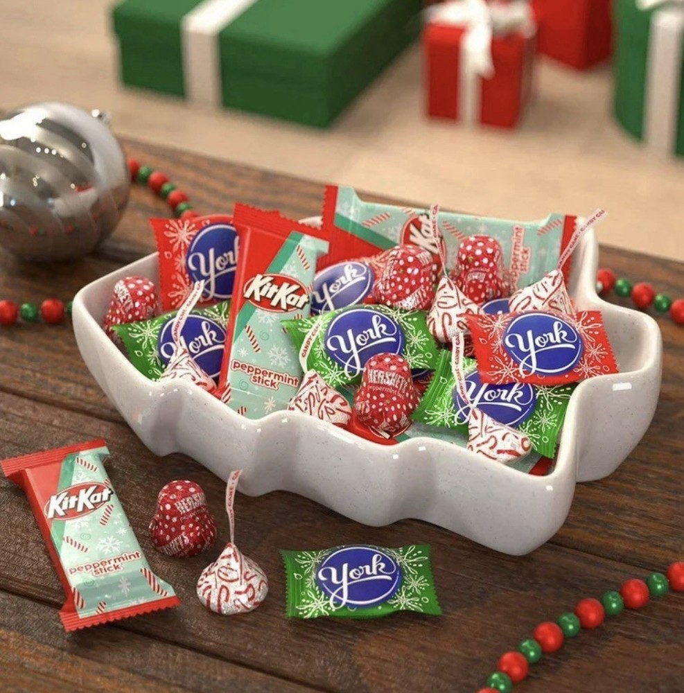 Hershey Mint Chocolate Candy Bulk 5 lb York KitKat Peppermint Wrapped