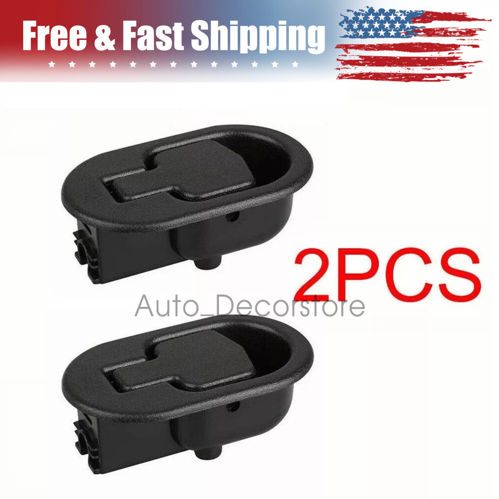 2PCS Universal Replacement Sofa Chair Recliner Pull Handle Release Lever Black