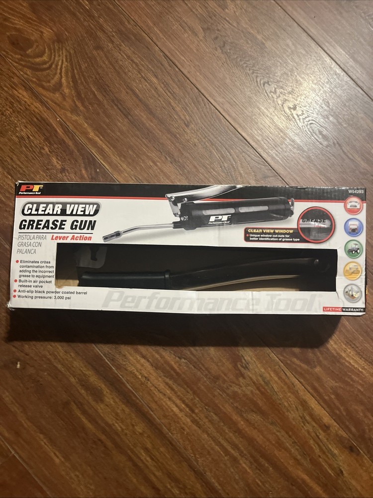 Performance Tools Clear View Grease Gun W54293