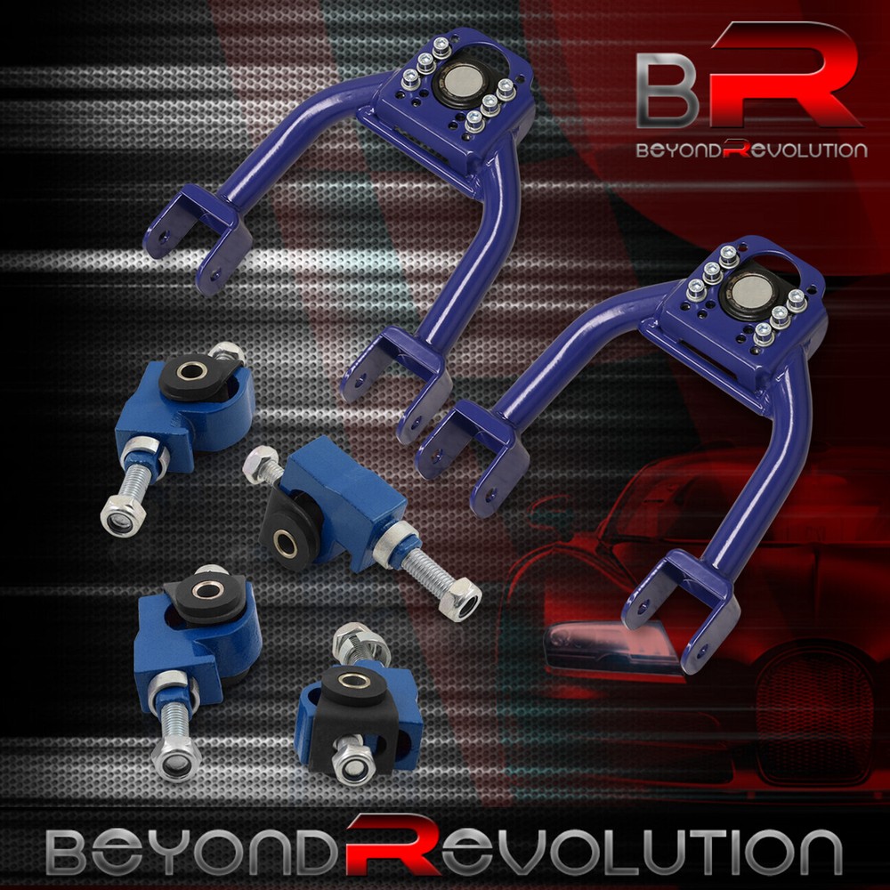 For 1994-2001 Integra DC2 JDM Front Upper Adjustable Control Arm Camber Kit Blue