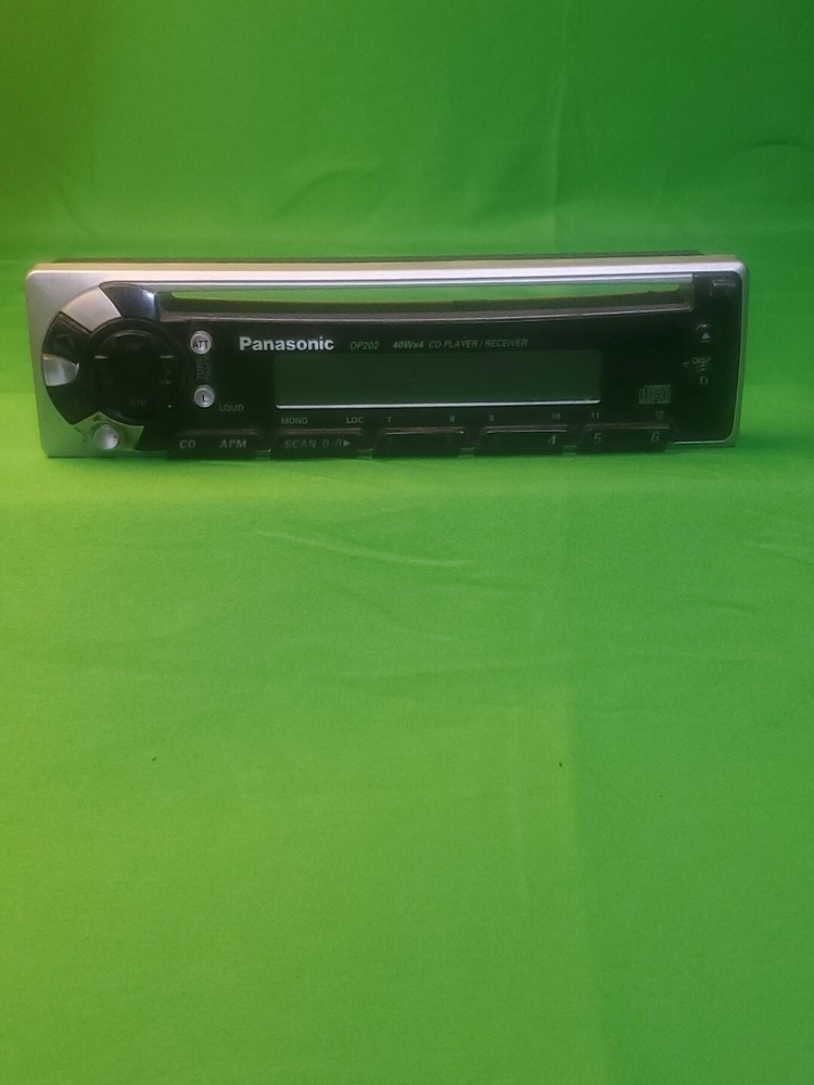 Panasonic DP202  Car Stereo Faceplate Tested Works 100%