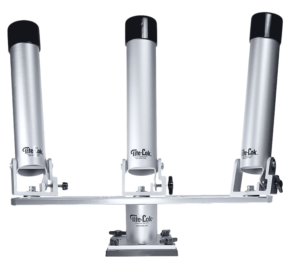 Triple Deck Mount w/ Multi-Lok Rod Holders