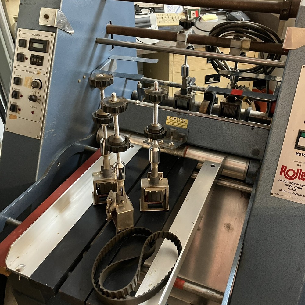 Rollem Auto 4 Classic Legacy Numbering Machine Perforating Scoring Slitting