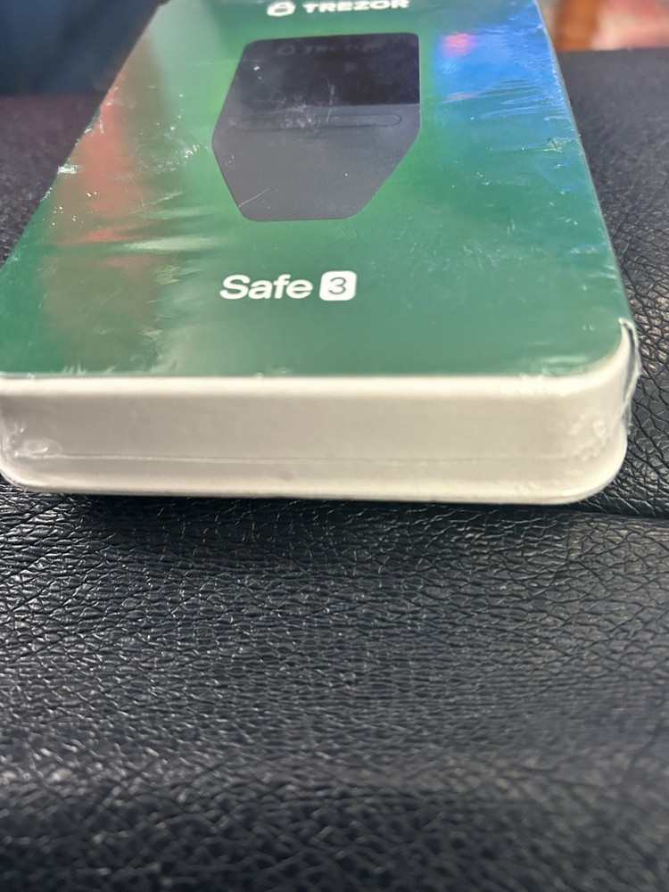 TREZOR SAFE 3 Passphrase & Secure Element Crypto Hardware Wallet Solar Gold, New