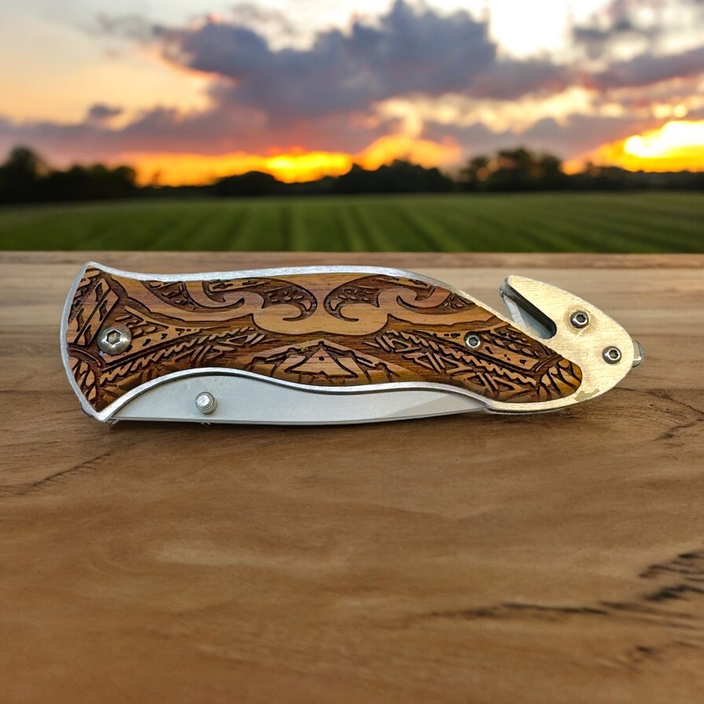Knife - Polynesian Tribal 138