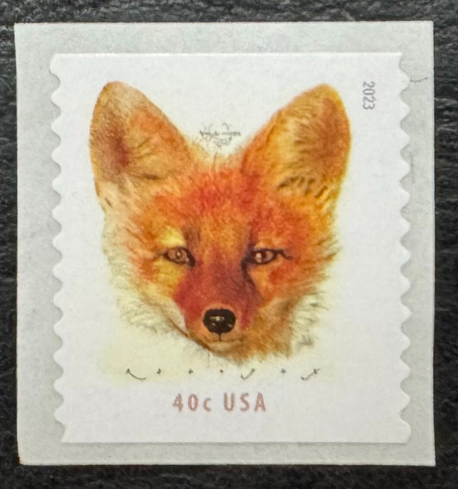 2023 Scott #5743 - 40¢ - RED FOX - Coil Single Mint NH
