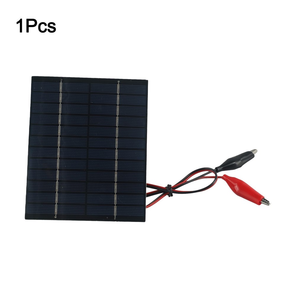 Outdoor Use 10W 12V Solar Panel with Clips Great for Charging Multiple Devices