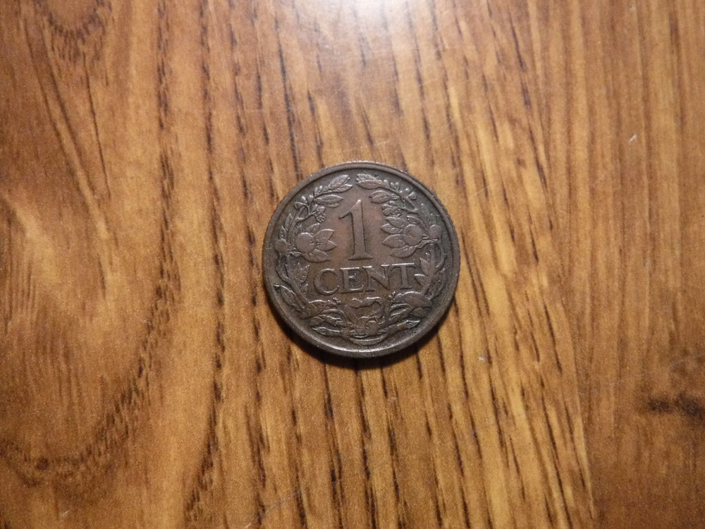 NETHERLANDS 1 CENT 1916 COIN (1093)