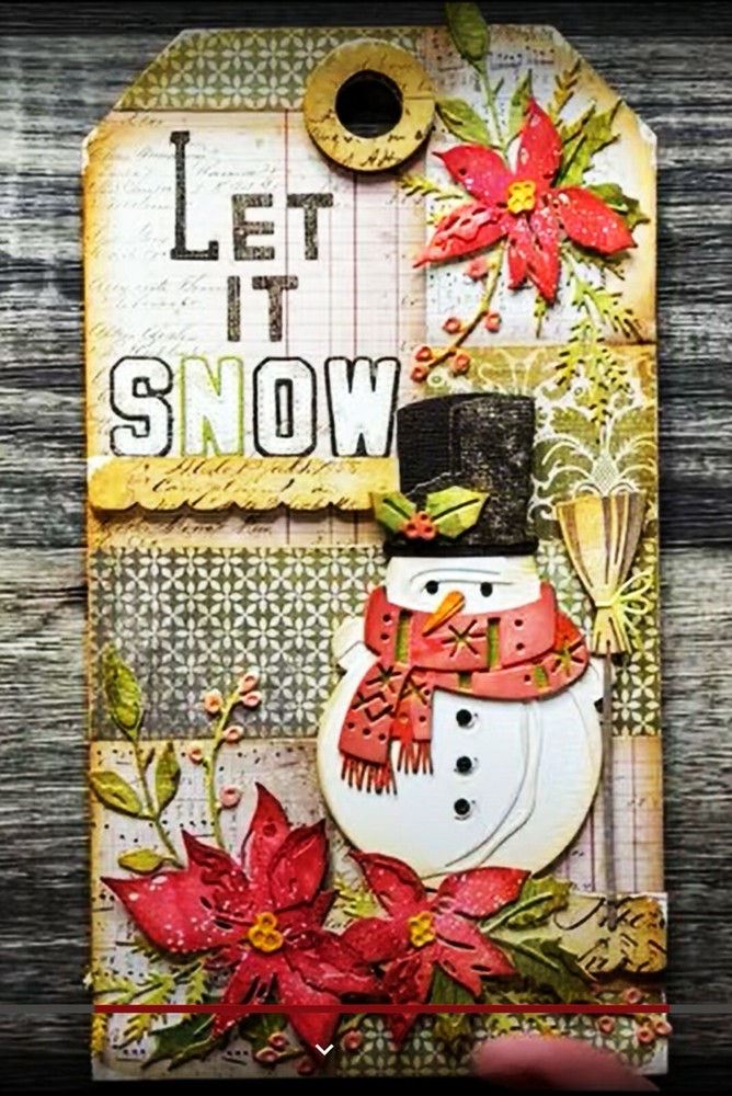 Sizzix Thinlits Festive Bouquet 6pc set #665565 Retail $21.99 by Tim Holtz