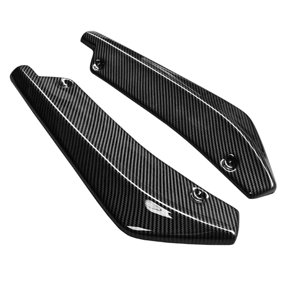 Rear Bumper Diffuser Splitter Spats Carbon Style Pattern For 2004-2008 Acura TL