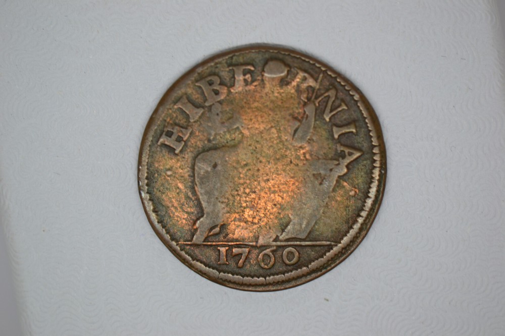 1760 No P Voce Populi Colonial- Nice Very Fine