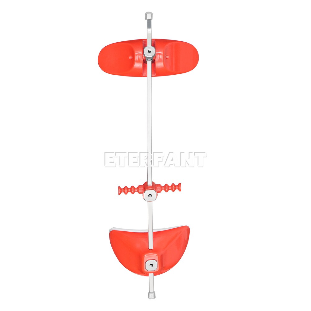 ETERFANT Dental Ortho Forward Pull Face Headgear Single Bar Blue/Red Adjustable