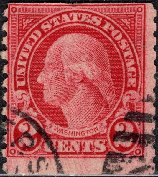 Perfectly Flawed EFO SN 599 Type I Used Error - Washington - Ink Streaks