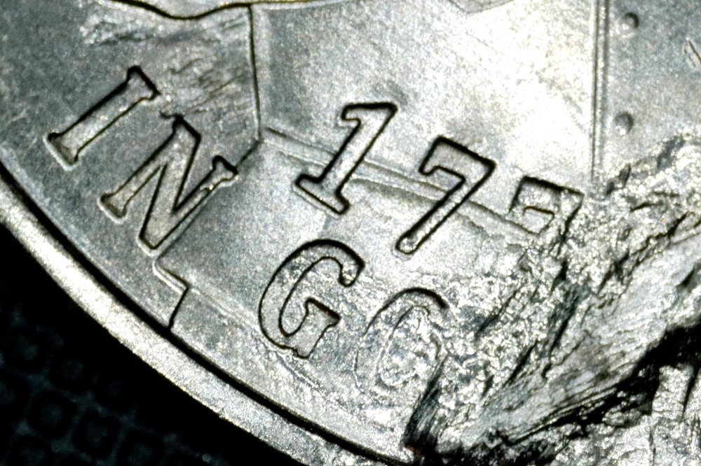 2026 P Mayflower Compact Quarter with a Struck-Through and Feeder Finger Errors