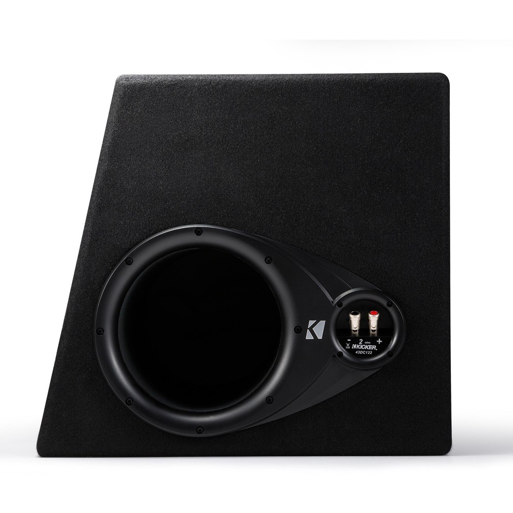 Kicker 43DC122 Dual Comp 12" Vented Sub Enclosure 2 Ohm RoHS Compliant Open Box