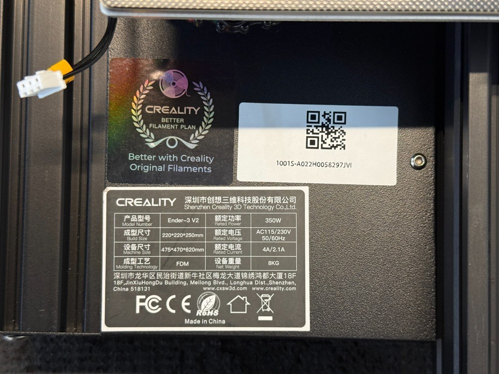 Creality Ender 3 V2 3D Printer