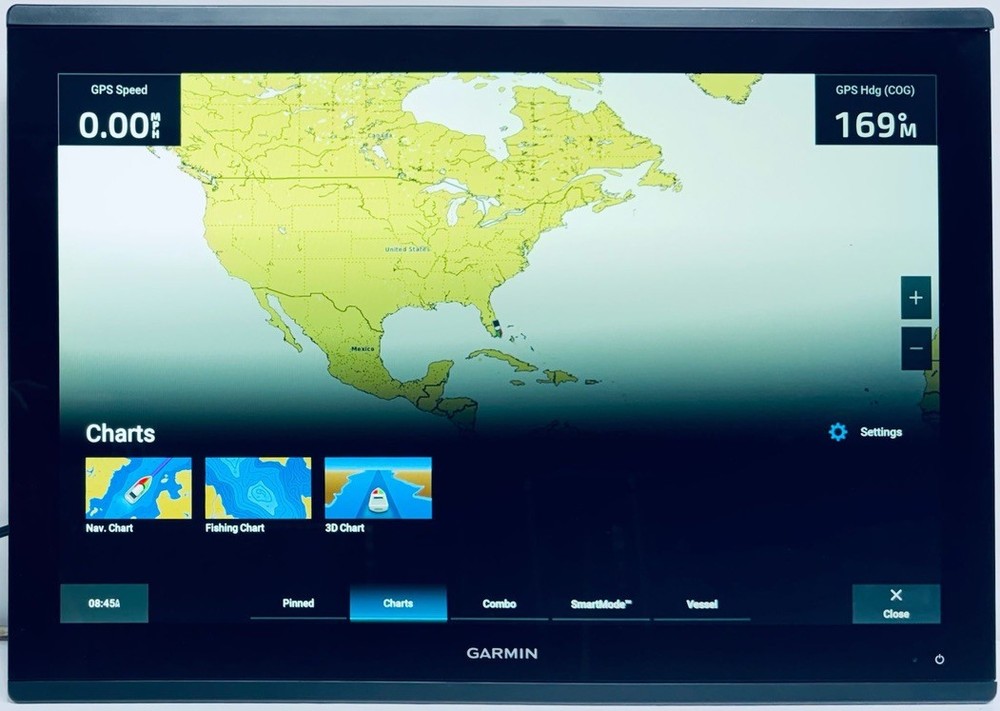 Garmin GPSmap 8624 24" Touchscreen MFD GPS ChartPlotter Display
