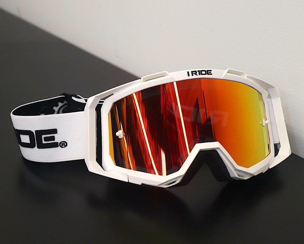 Fox Powersports IR-AIRTIME-WHITE (ORANGE POP)