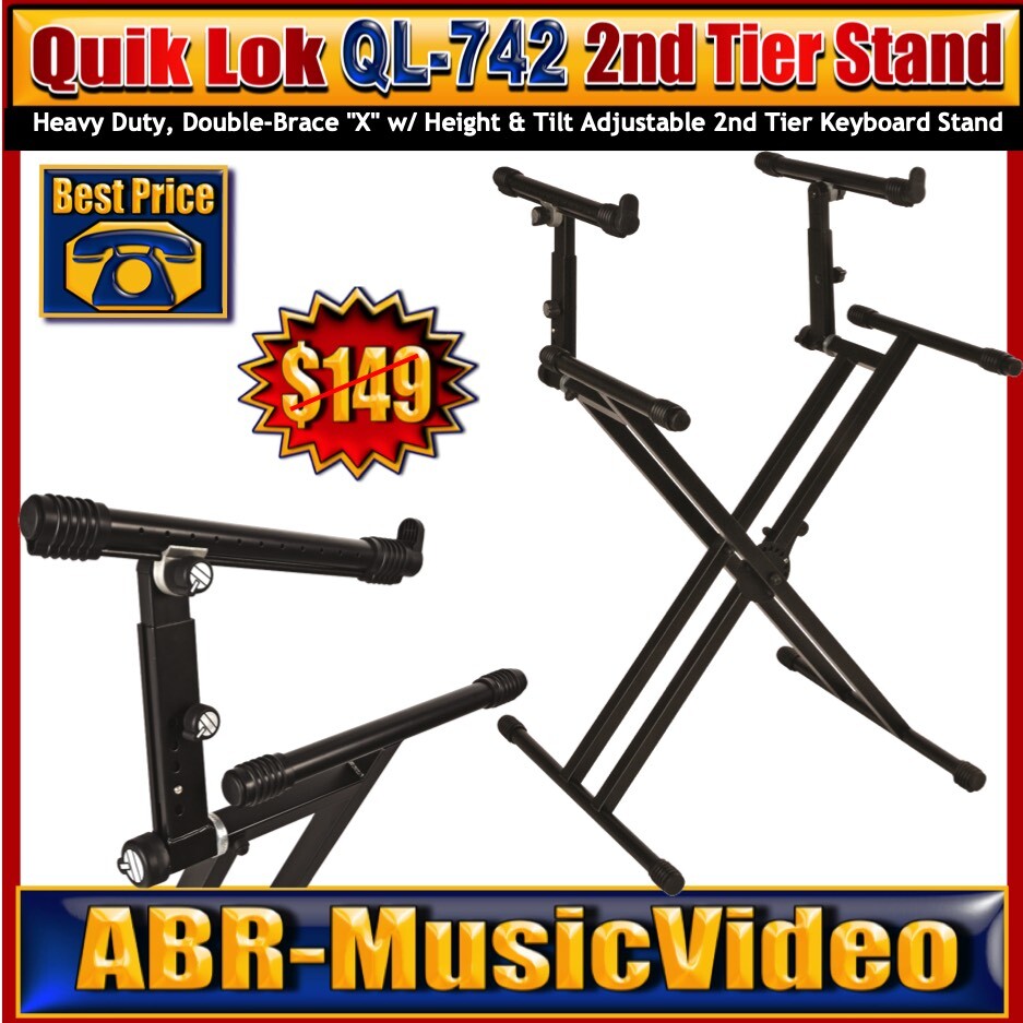 Quik Lok GS-438BK Guitar Stand
