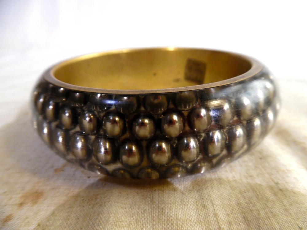 Older Brass And Lucite Bangle Bracelet India