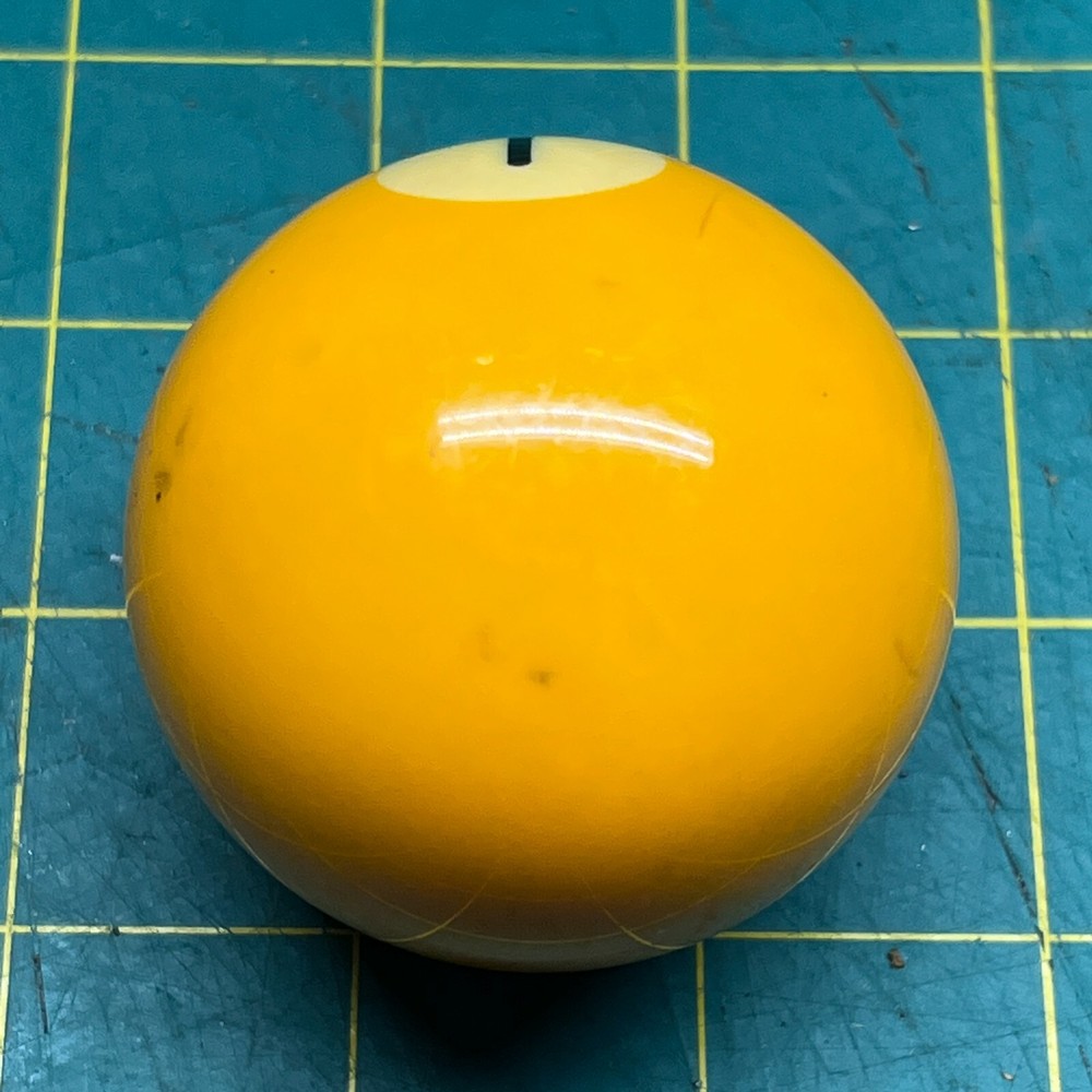 Vintage Replacement #1 Billiard Pool Ball 2 1/4" Diameter