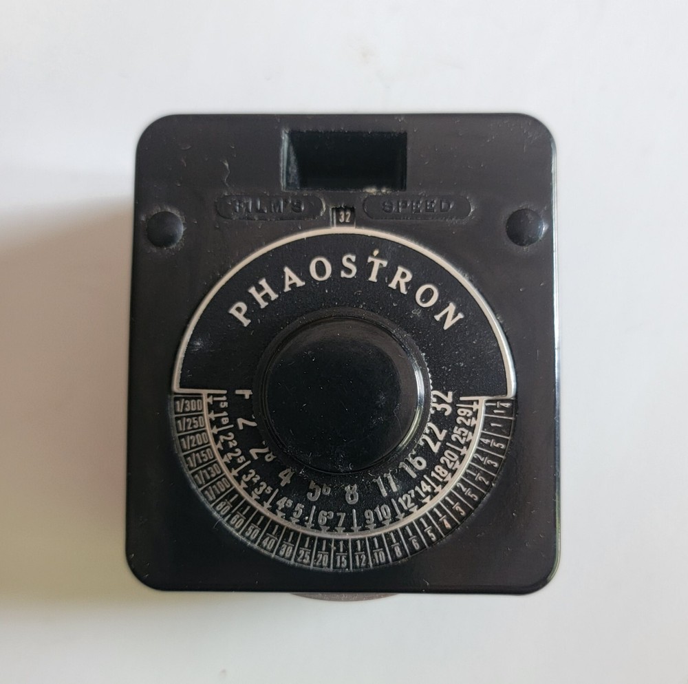 PHAOSTRON Model A ELECTRIC Exposure LIGHT METER 1930s