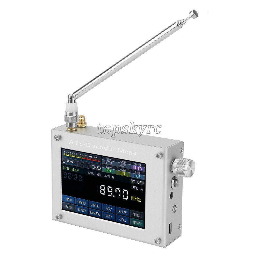 HAMGEEK ATS-Decoder Mega SDR Radio AM FM SYNC SSB CW DIGI Receiver Upgraded tp1