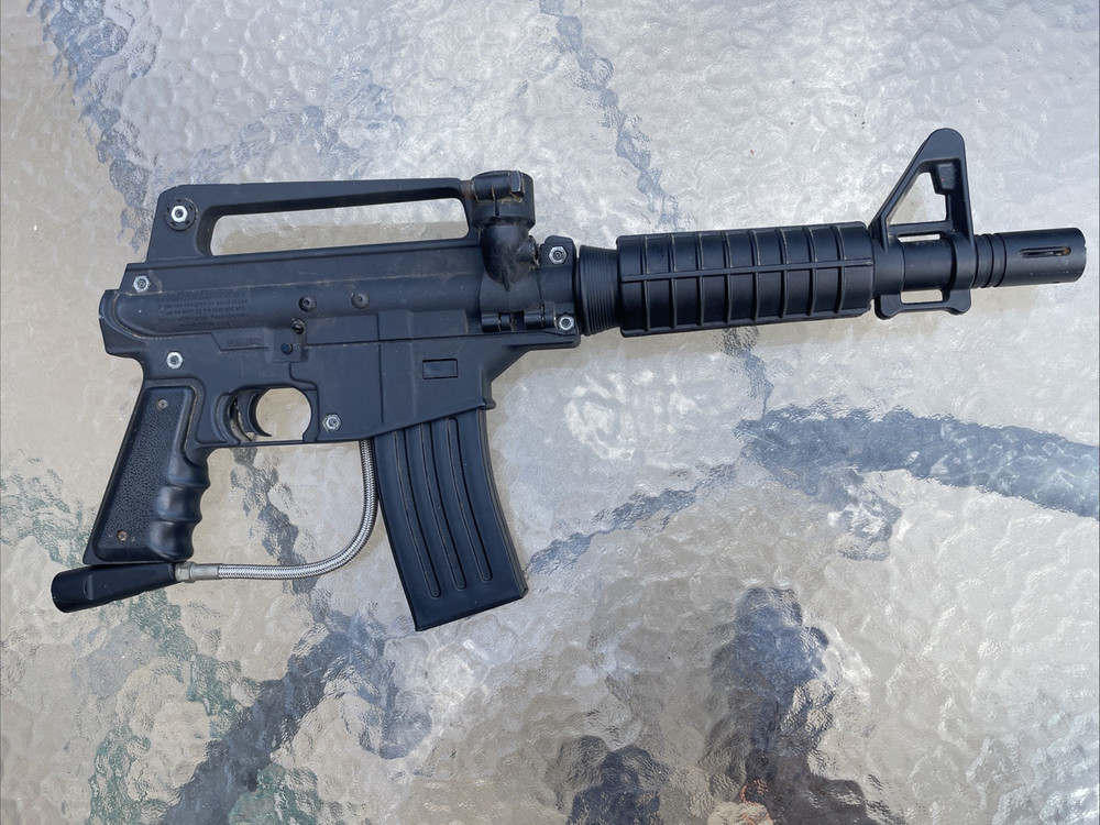 Used Untested Tippmann Alpha Black Tactical Paintball Gun