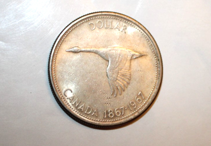 1967 $1 Canada Silver Dollar-100th Anniversary