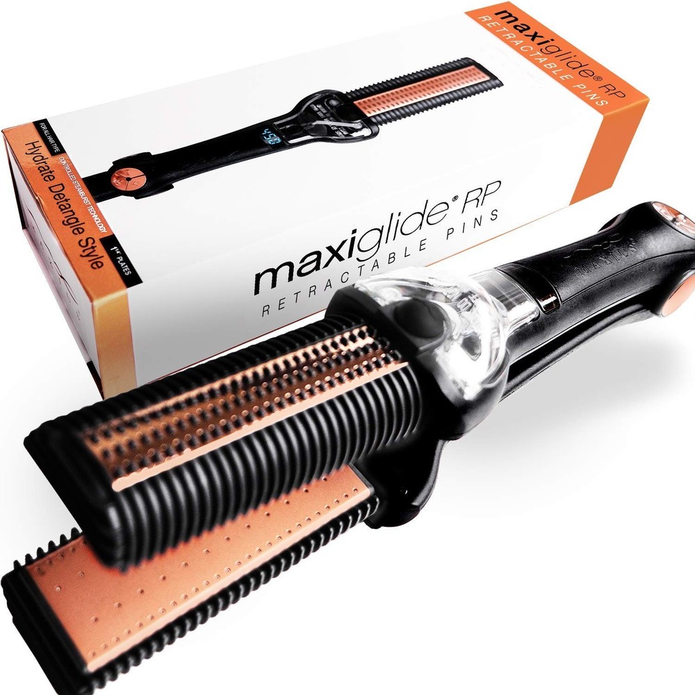 Maxiglide RP 1.25" Straightener with Retractable Pins & SteamBurst