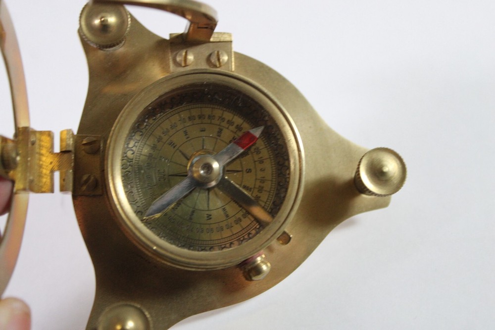 West London Sundial Compass Solid Brass