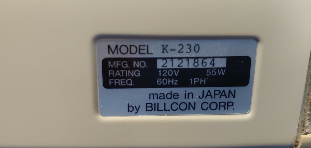 BILLCON K-230 Money Counter