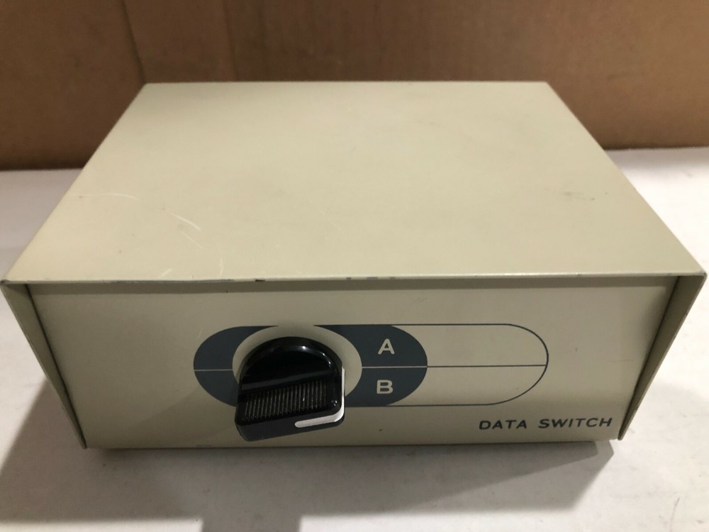 DATA TRANSFER A,B MANUAL SWITCH 6 PARALLEL PORTS FREE SHIPPING