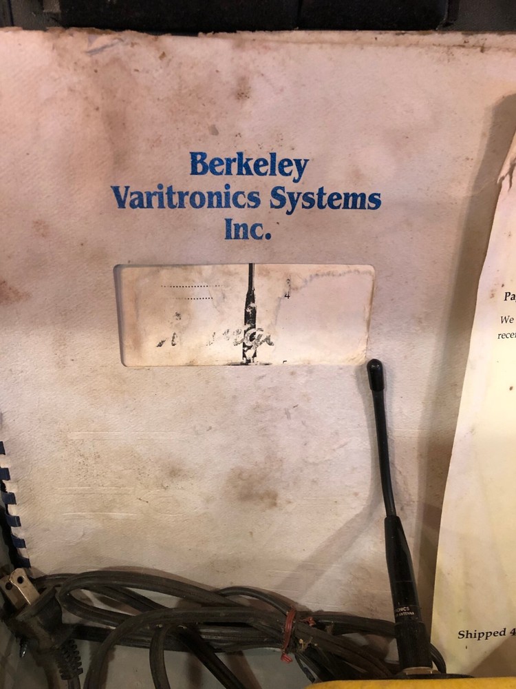 Berkeley Varitronics System Mongoose Signal Strength Meter w/Charger and Case