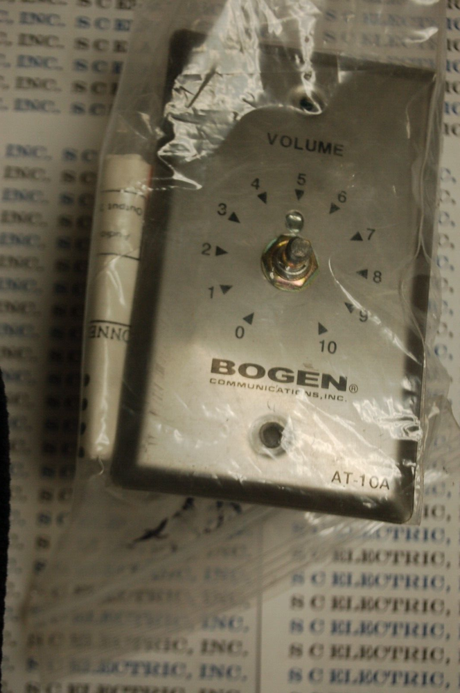BOGEN COMMUNICATIONS AT-10A ATTENUATOR