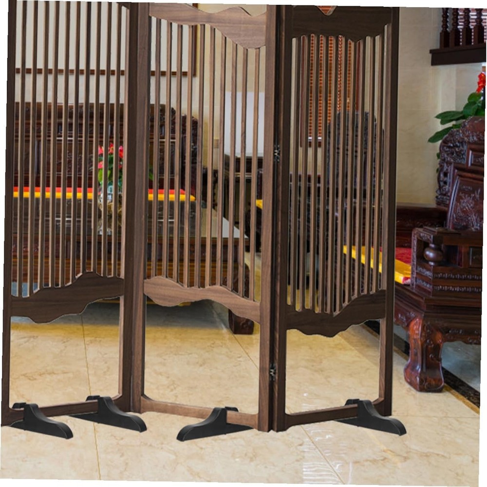 4 PCS Divider Stabilizer Feet Folding Screen Partition Base Support Clip Office