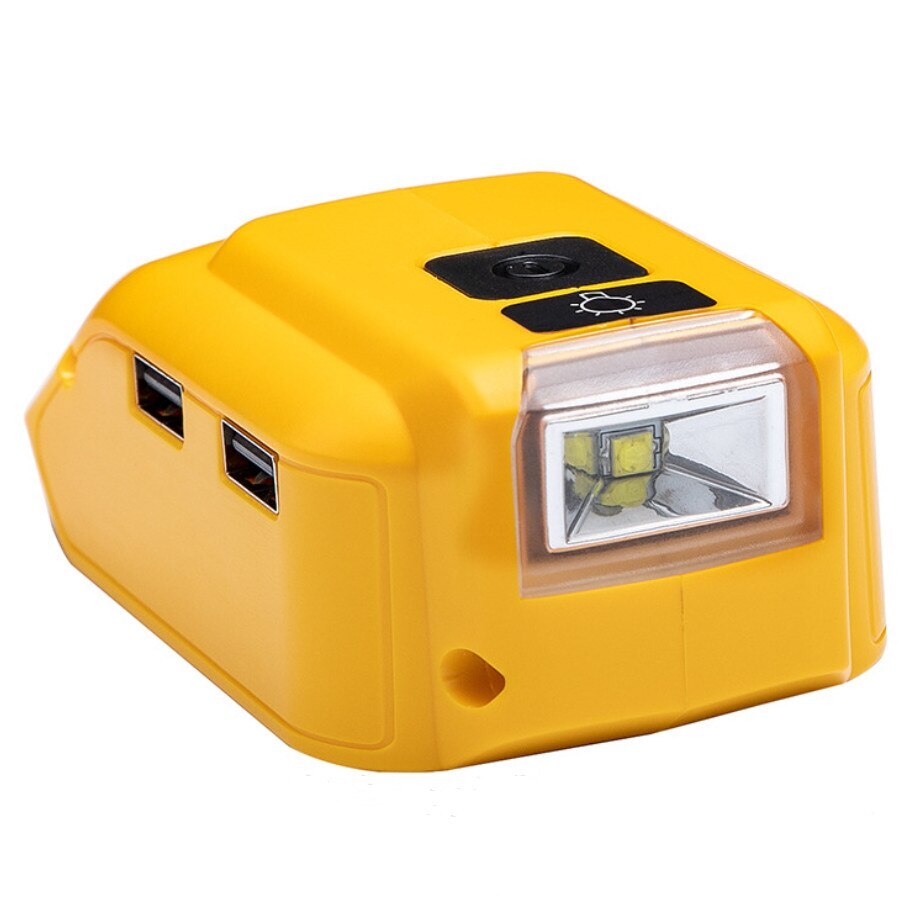 LED Work Lamp Flashlight For Dewalt DCB140 DCB20 Li-ion Battery USB Tools Light