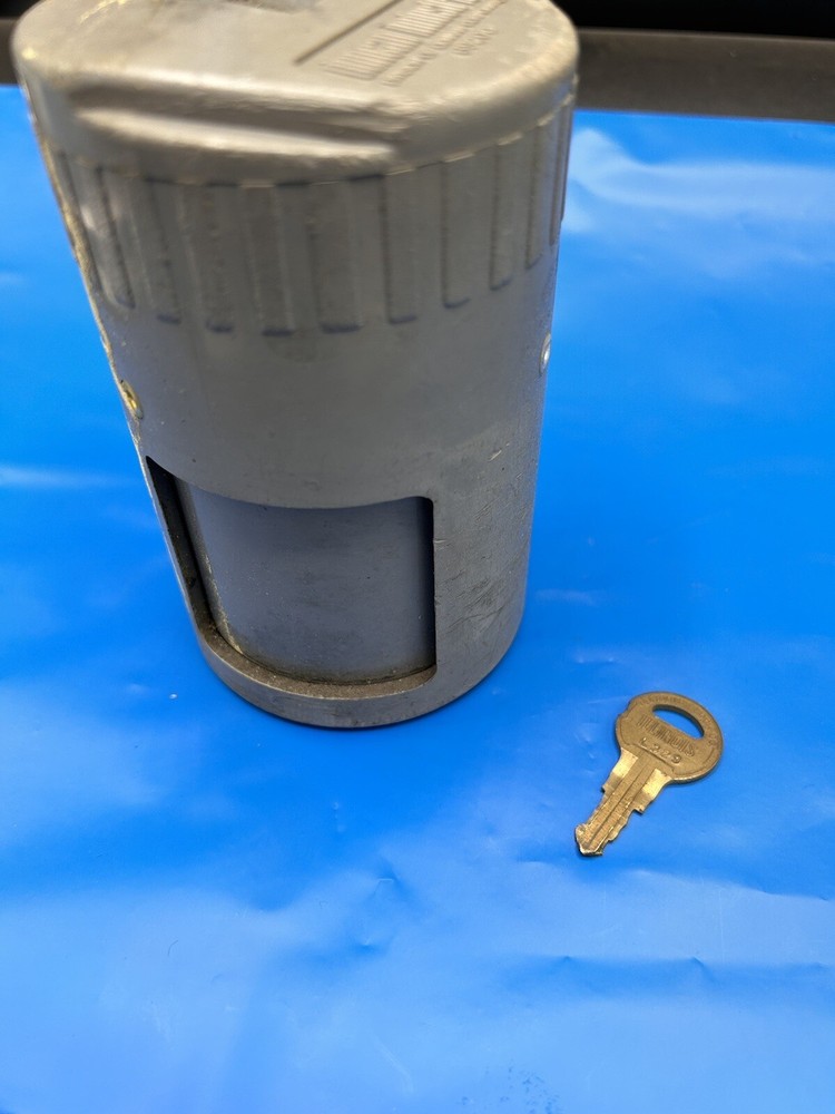 DUNCAN MILLER Parking Meter Locking Coin Vault, Cup - With KEY