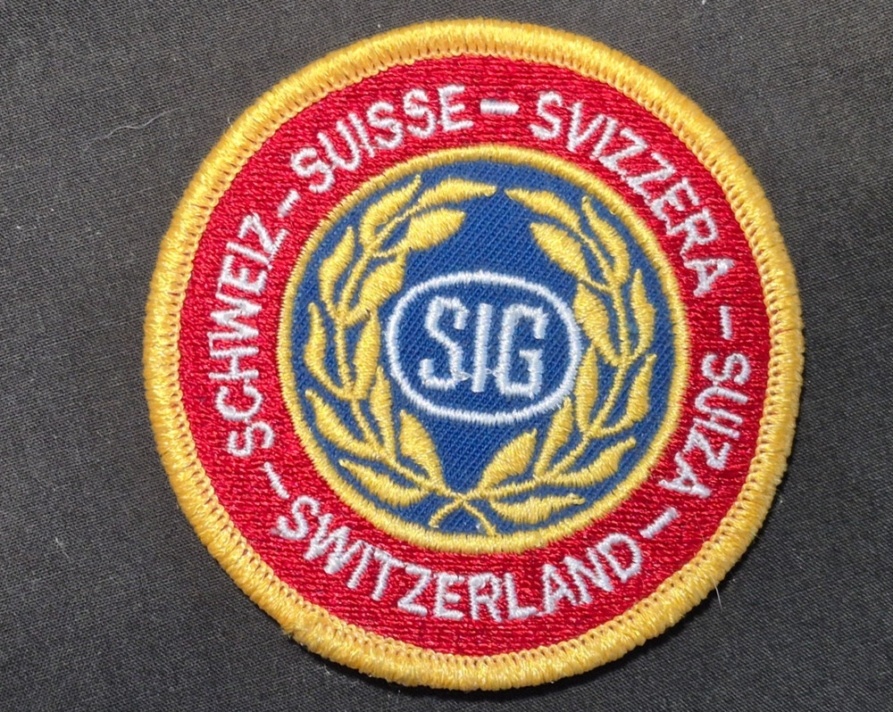 SIG SAUER   3" IRON-ON PATCH   Mint Cond