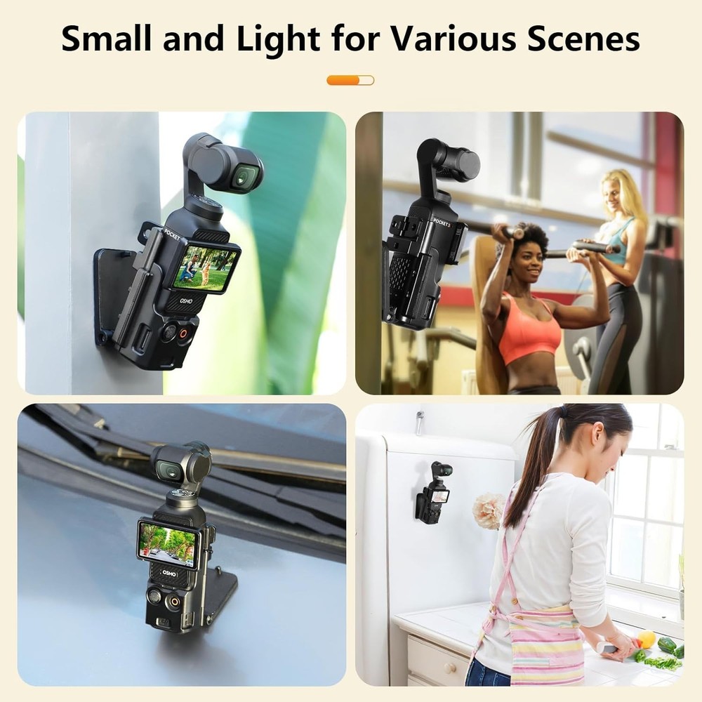 Adjustable Magnetic Mount Stand for DJI Osmo Pocket 3 - Secure & Versatile