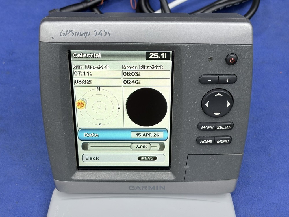 Garmin GPSmap 545s Sounder GPS Chartplotter Sonar Display W/ Accessories- Tested