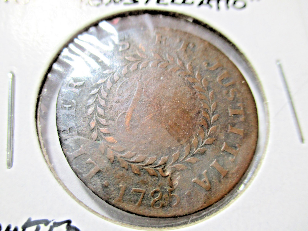 1785 US COLONIAL "NOVA CONSTELLATIO' POINTED RAYS TW