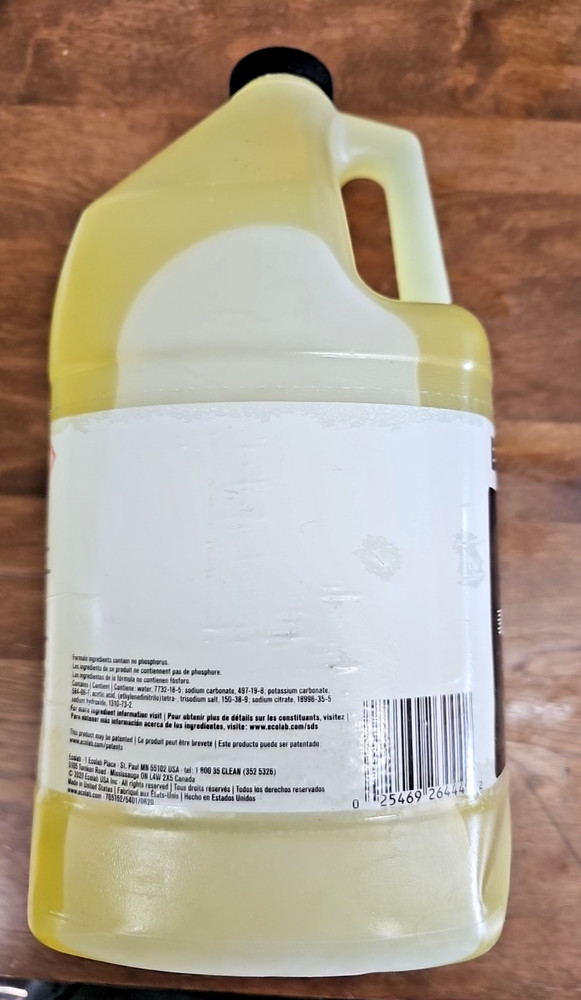 Ecolab Liquid Champ detergent for Machine Warewashing