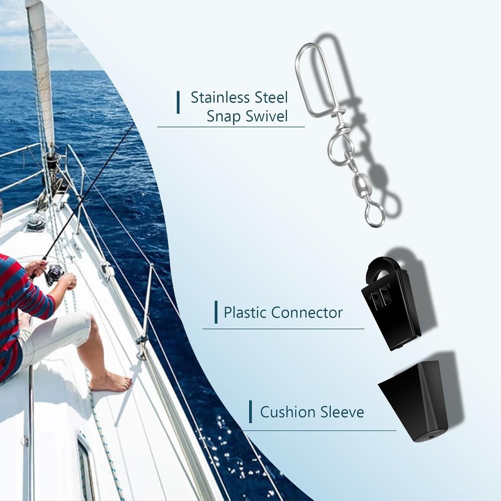 2250141 Line Terminator Downrigger Accessory 2-Pack for Downrigger, Reduce Shock