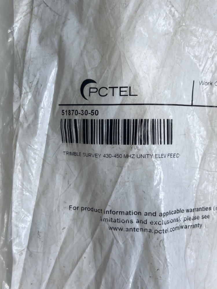 PCTEL 51870-30-50 TRIMBLE SURVEY 430-450 MHZ UNITY ELEV FEED