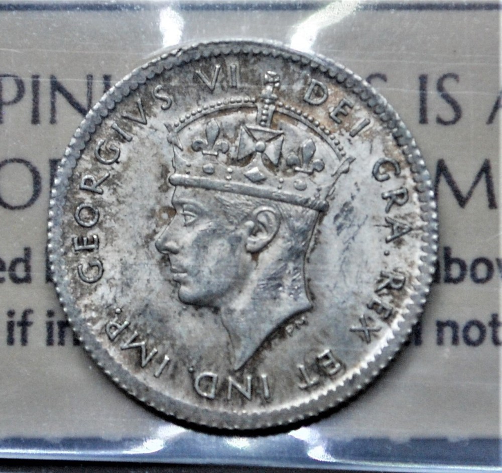 1941-c Newfoundland 5 Cents ICCS graded MS-63